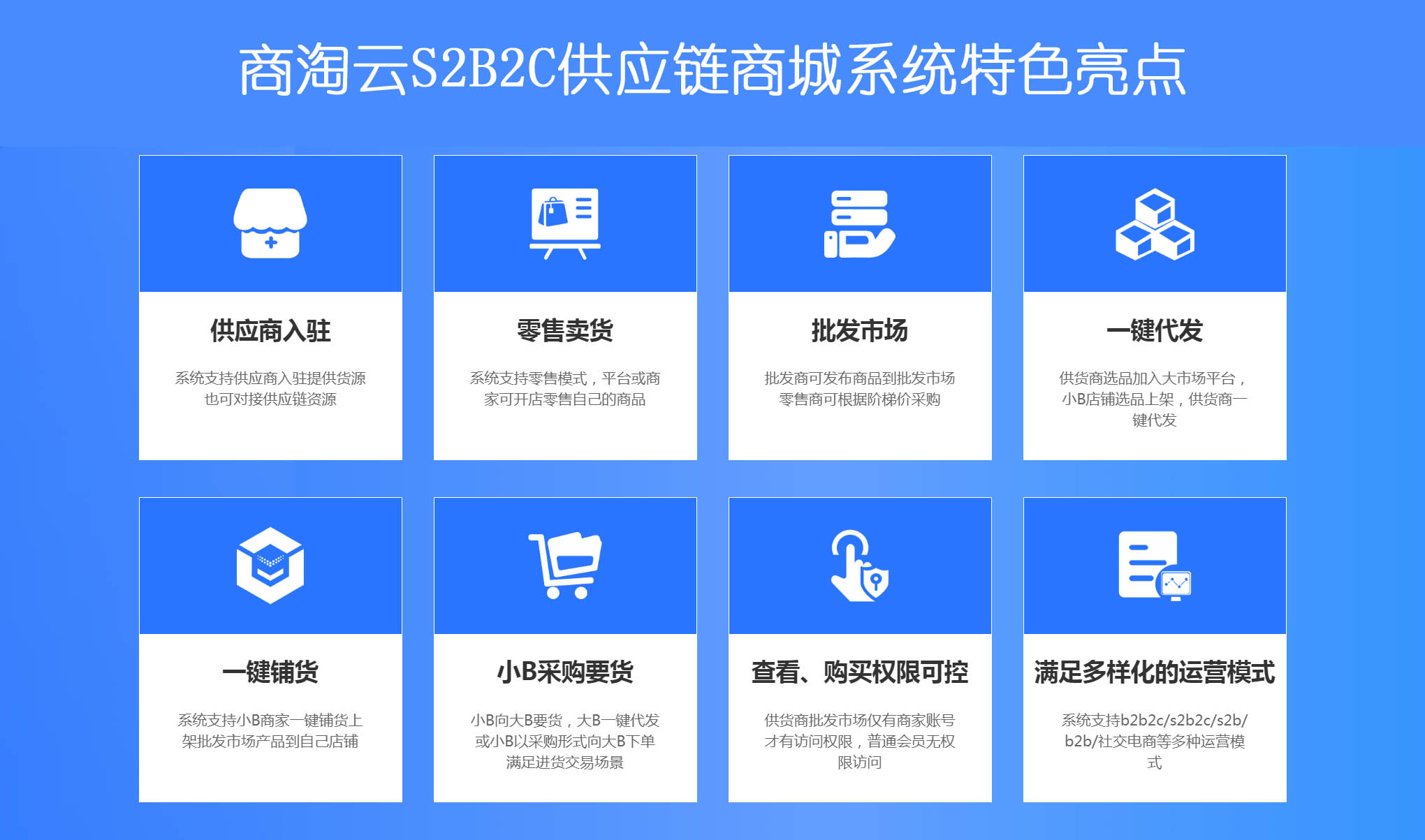 S2B2C供应链系统 S2B2C供应链系统